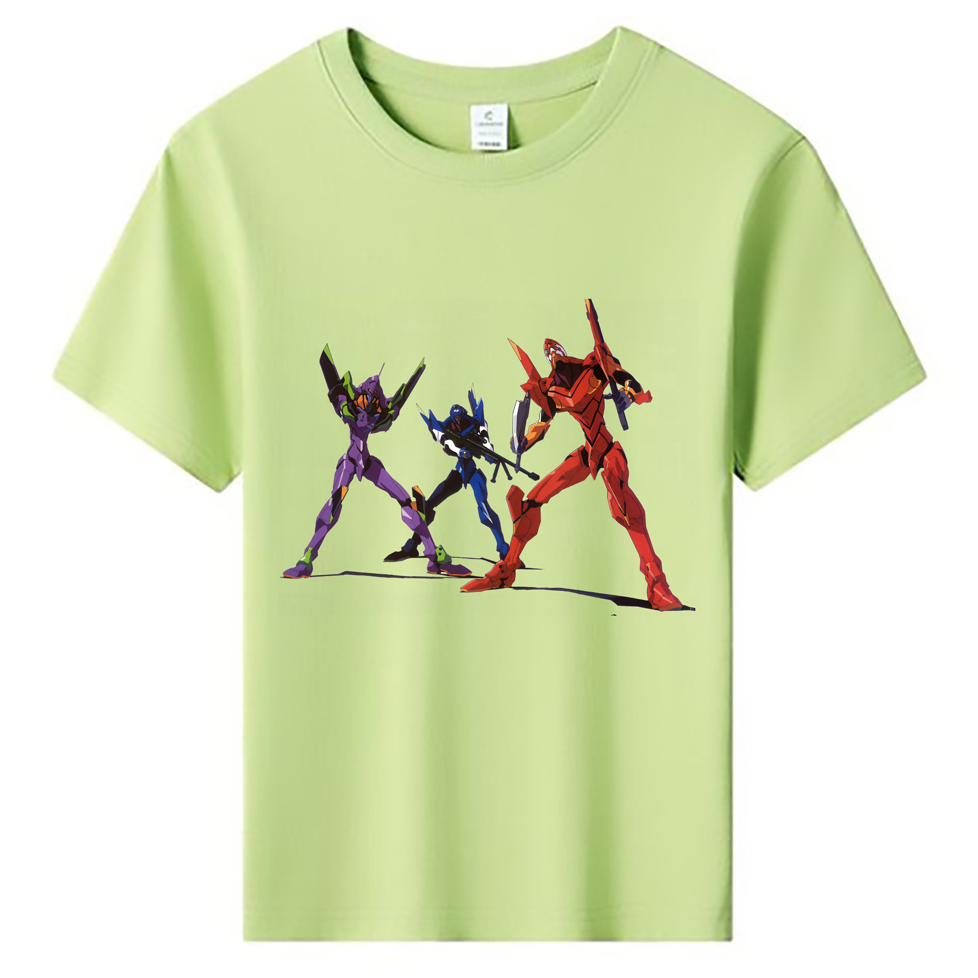 （画像用） EVA 新世紀エヴァンゲリオン 綿100％キッズTシャツ（フロントプリント）